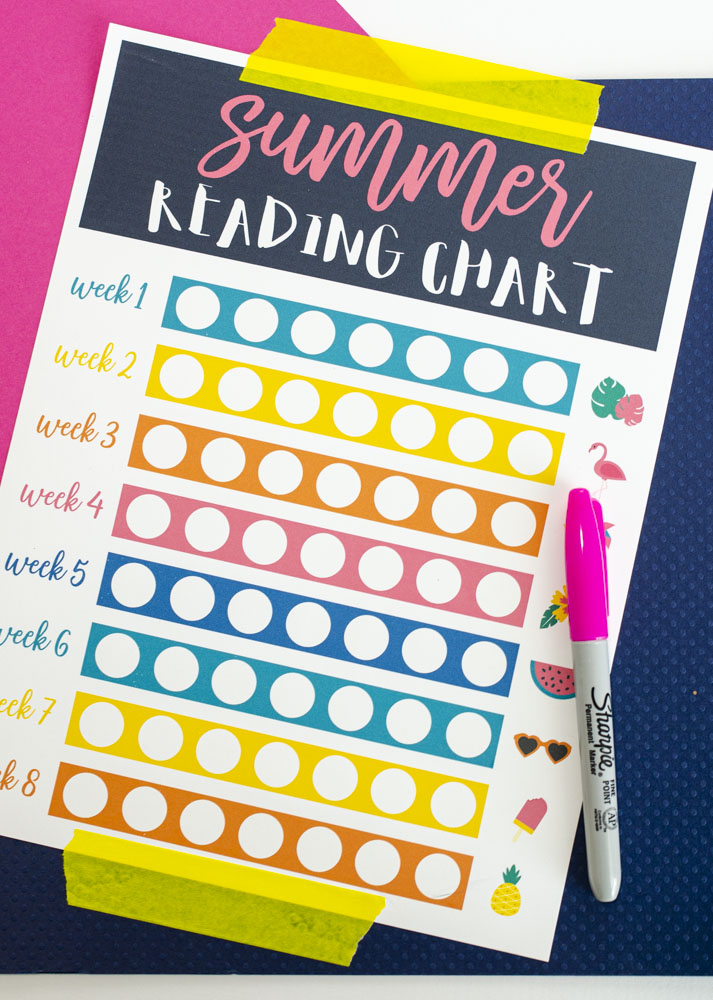 Reading Log Printable by Lindi Haws of Love The Day