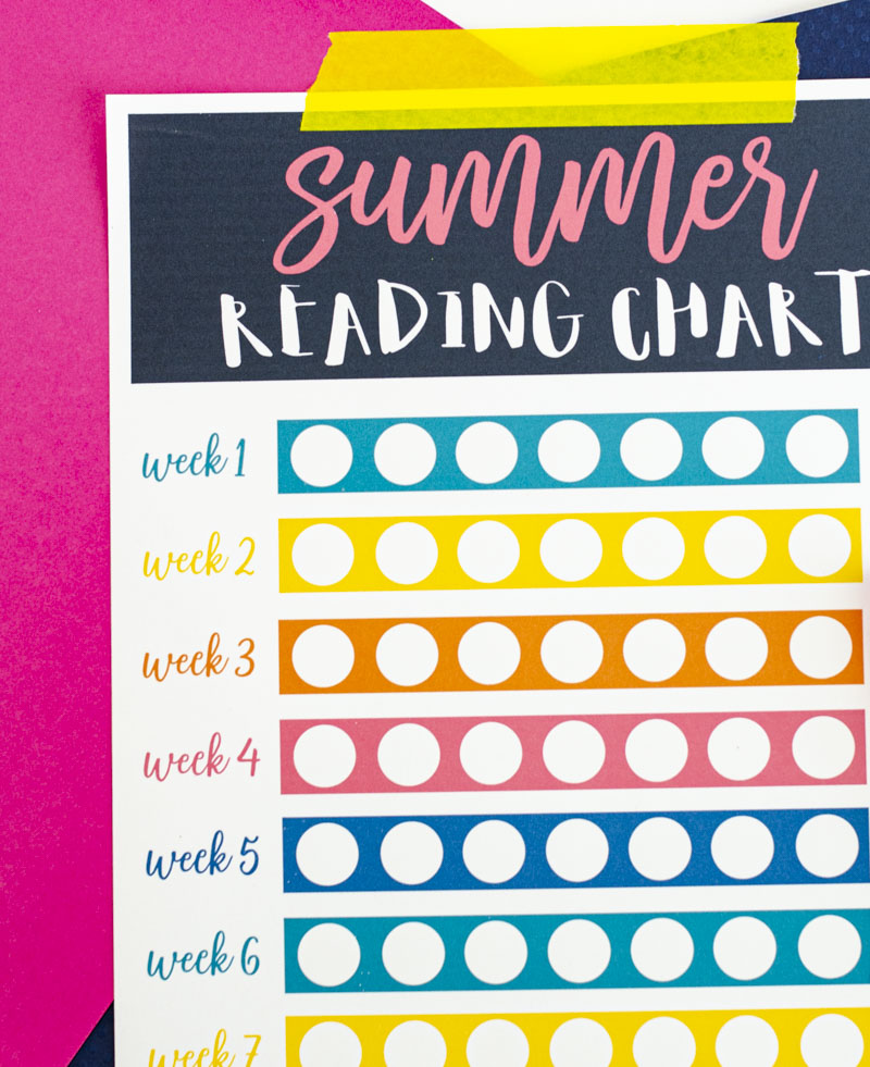Reading Log Printable by Lindi Haws of Love The Day