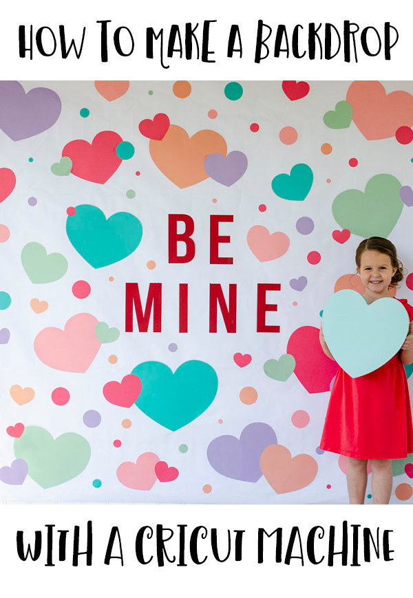 How To Make A Backdrop with a Cricut Machine by Lindi Haws of Love The Day