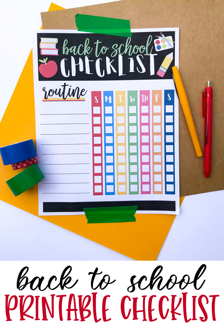 School Morning Routine FREE PRINTABLE on Love The Day
