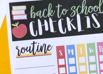 School Morning Routine FREE PRINTABLE on Love The Day