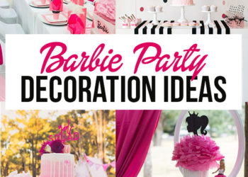 Pink & Black Barbie Decorations on Love The Day