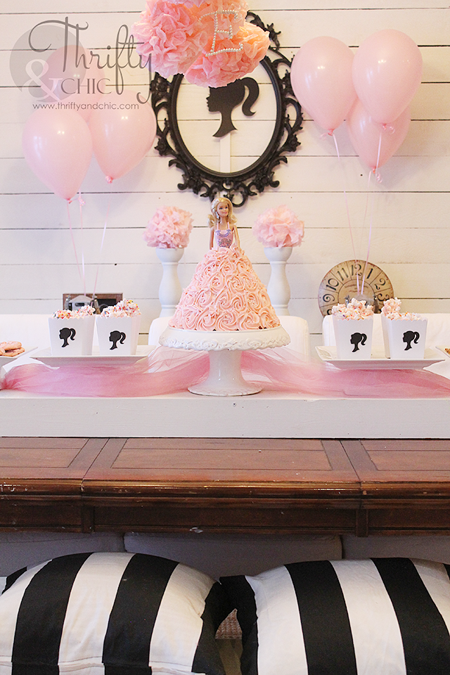 Glam Barbie Party Ideas on Love The Day