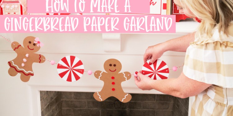 DIY Paper Gingerbread Tutorial by Lindi Haws of Love The Day