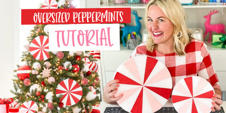 Giant Peppermints Tutorial by Lindi Haws of Love The Day