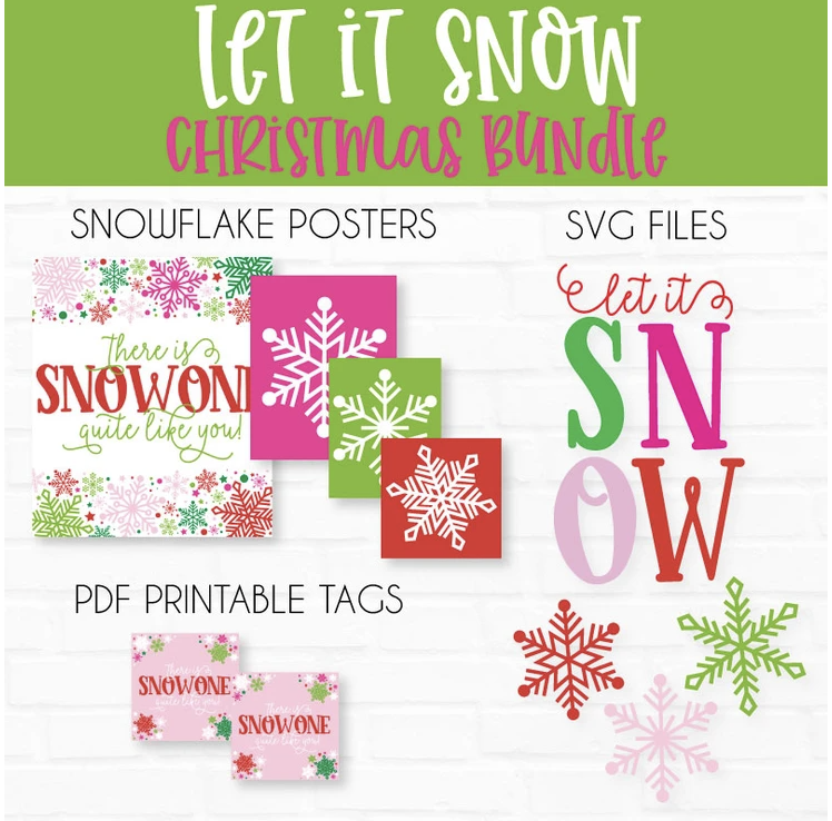 Snowflake SVG Cut Files by Lindi Haws of Love The Day
