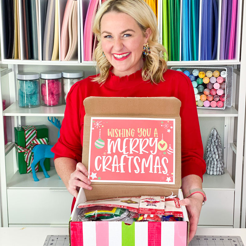 How To Make a Merry Craftsmas Box by Lindi Haws of Love The Day