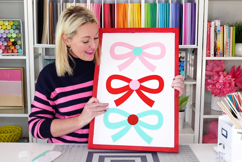 Bow Sign Tutorial with Love The Day