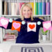 Felt Heart Garland Tutorial by Lindi Haws of Love The Day
