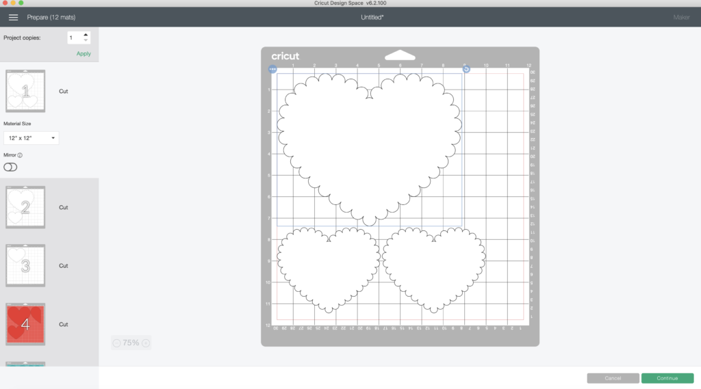 Use Your Cricut To Make a Heart Garland on Love The Day