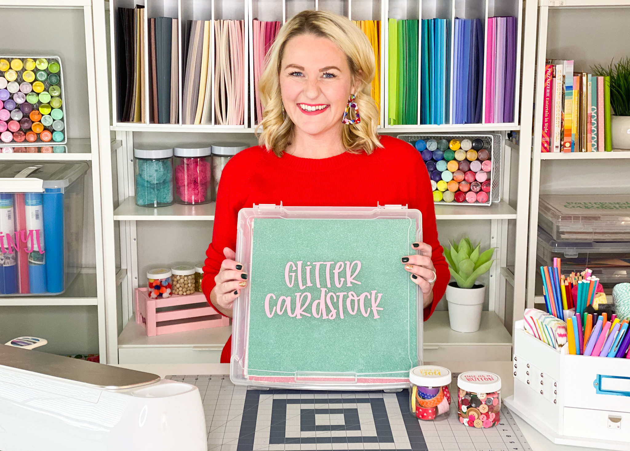 How to store cricut materials + svg labels