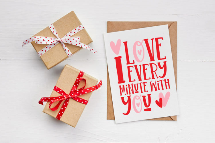 Valentine's Day PRINTABLE Card on Love The Day