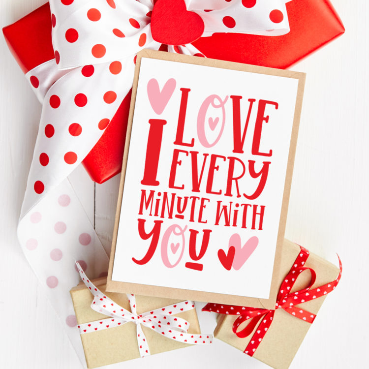 Printable Valentine's Day Card by Lindi Haws of Love The Day