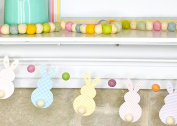 Bunny Paper Garland Tutorial on Love The Day by Lindi Haws