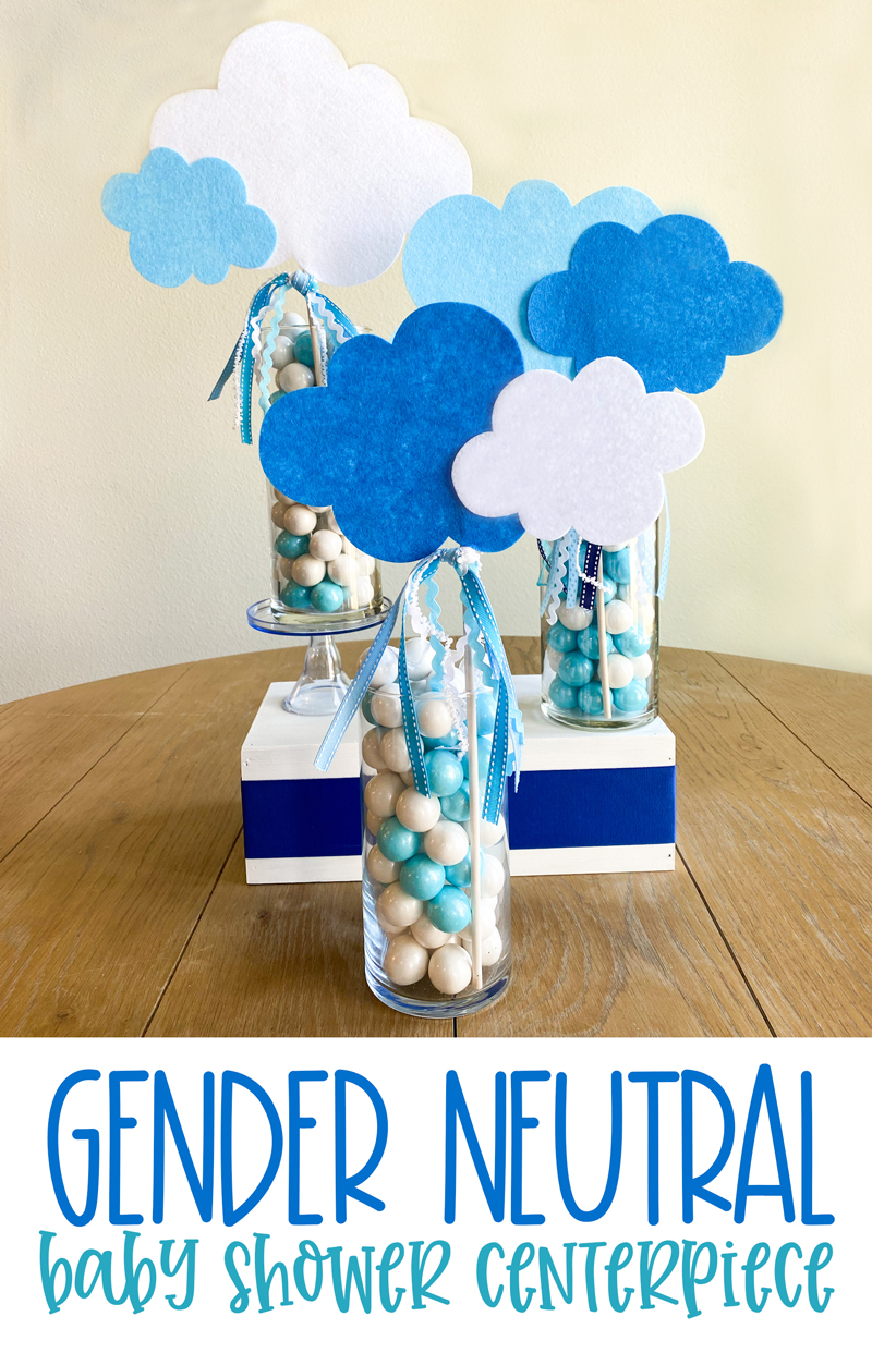 How To Make A Gender Neutral Baby Shower Centerpiece on Love The Day