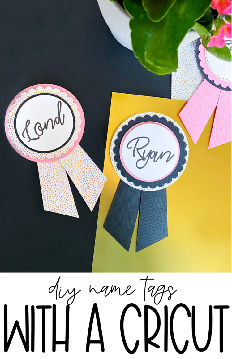 Wedding Name Tags with Cricut by Lindi Haws of Love The Day