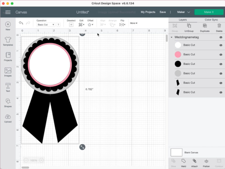 Wedding Name Tags with Cricut by Lindi Haws of Love The Day