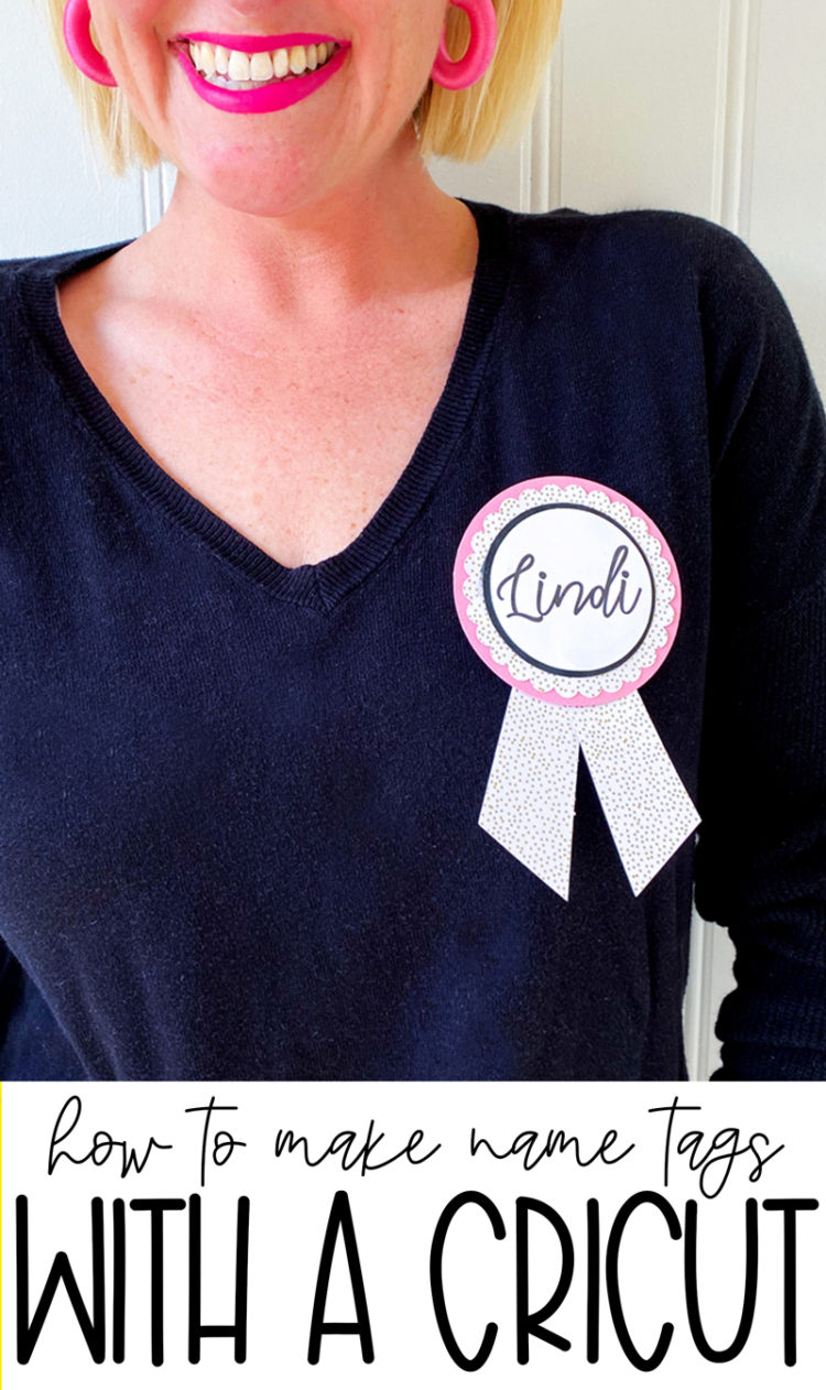 Wedding Name Tags with Cricut by Lindi Haws of Love The Day