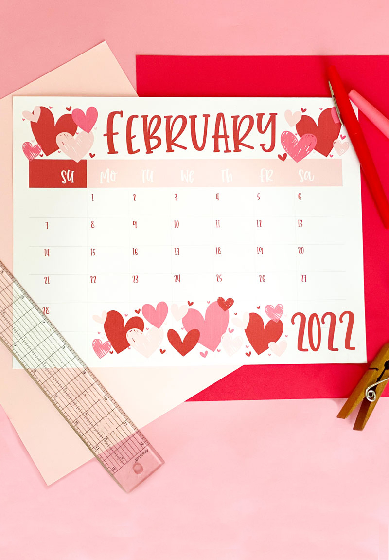 February 2022 Printable Calendar