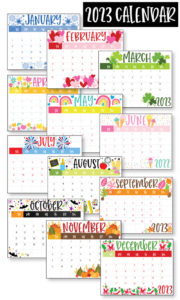 2022 Calendar Printable by Lindi Haws of Love The Day